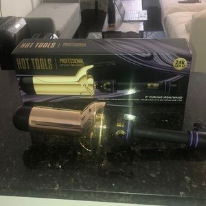 Hot Tools 2” Curling Iron/Wand 24K gold